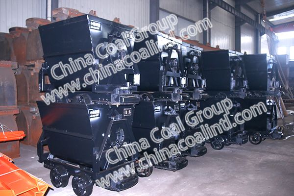 A Batch of Bucket Tipping Mine Cars of China Coal Group Sent to Yulin Shanxi