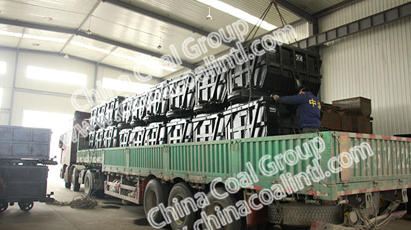 A Batch of Side Dumpping Mine Cars of China Coal Group Sent to Shangrao City, Jiangxi Province