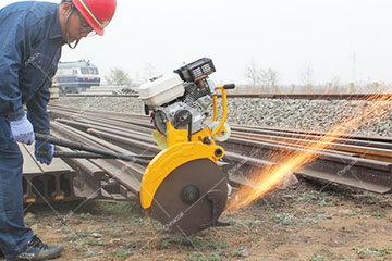 Gas Engine Abrasive Rail Cutting Machine