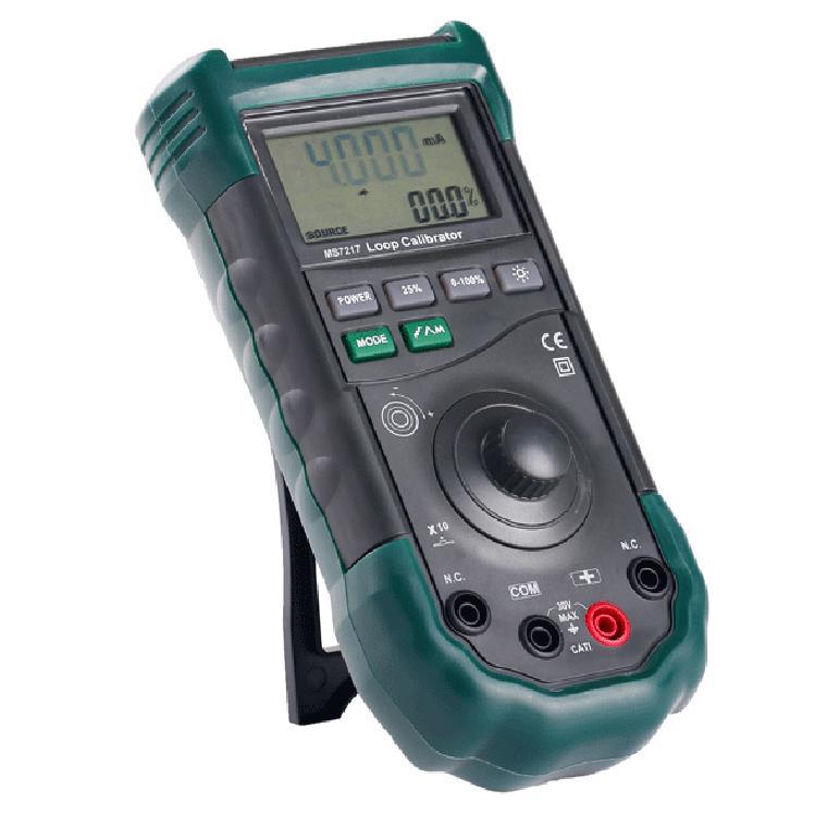MS7217 Auto Range Loop Calibrator with Push Button and Large LCD Display