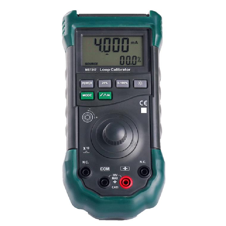 MS7217 Auto Range Loop Calibrator with Push Button and Large LCD Display