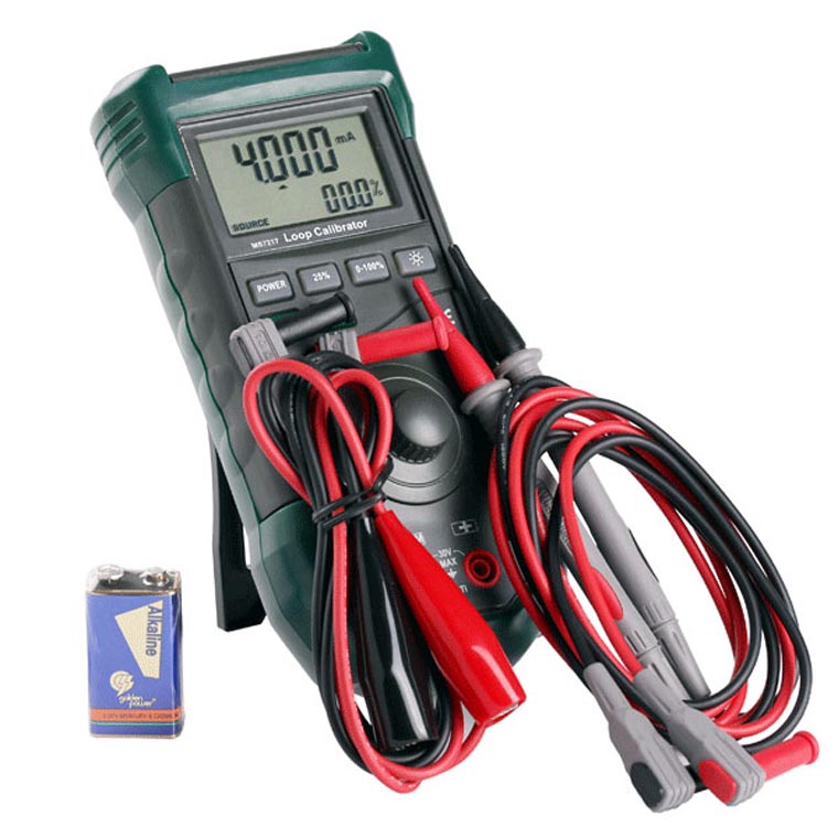 MS7217 Auto Range Loop Calibrator with Push Button and Large LCD Display