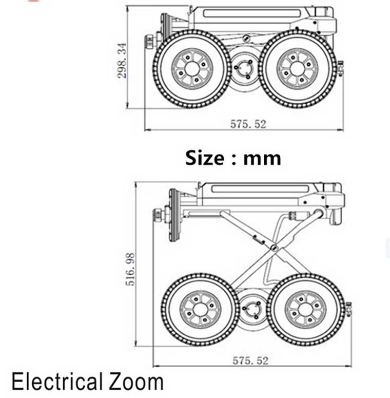 S300 Pipe Inspection Crawler Camera Robot