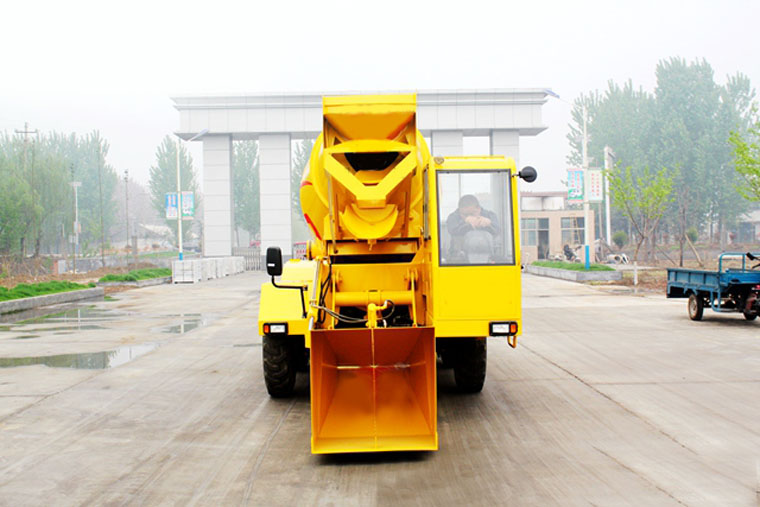 1cbm Self Loading Mobile Concrete Mixer Truck