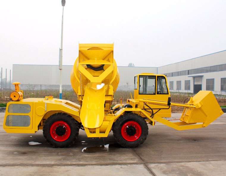 1cbm Self Loading Mobile Concrete Mixer Truck