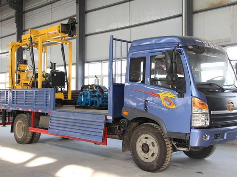 truck mounted water well drilling rig