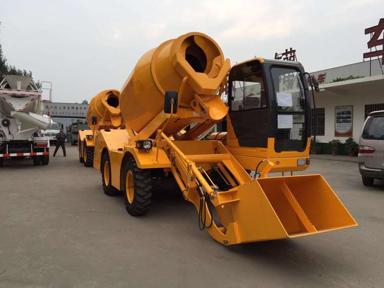 3 cubic meter selfloading concrete mixer